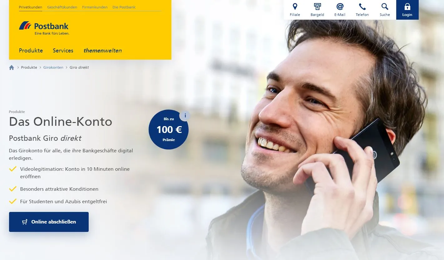 Postbank Privatkredit Direkt